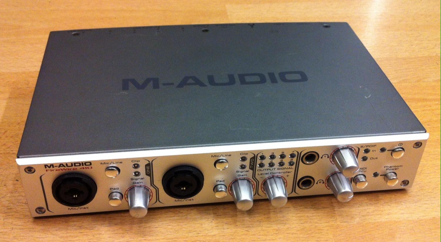 m audio firewire 410 software